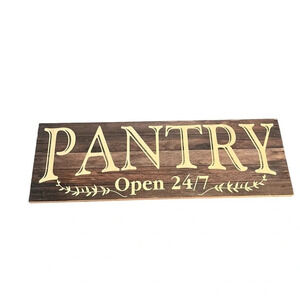 New MRC Wood Pantry Sign Made in Indiana USA Farmhouse Country Decor